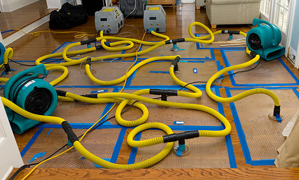 Professional Crawl Space Water Removal technician working in Moore, OK